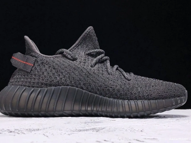 (Reflective) V2 Static 350 Adidas Boost Black - FU9007 Yeezy 0821